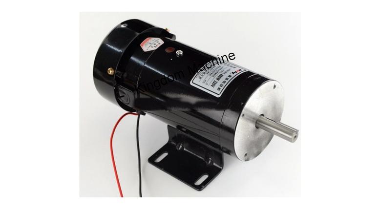 Supply unwinder motor for plastic bag machine